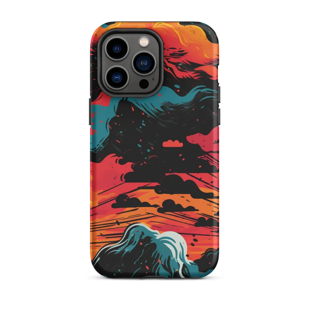 Ethereal Twilight: A Dramatic Landscape in Motion