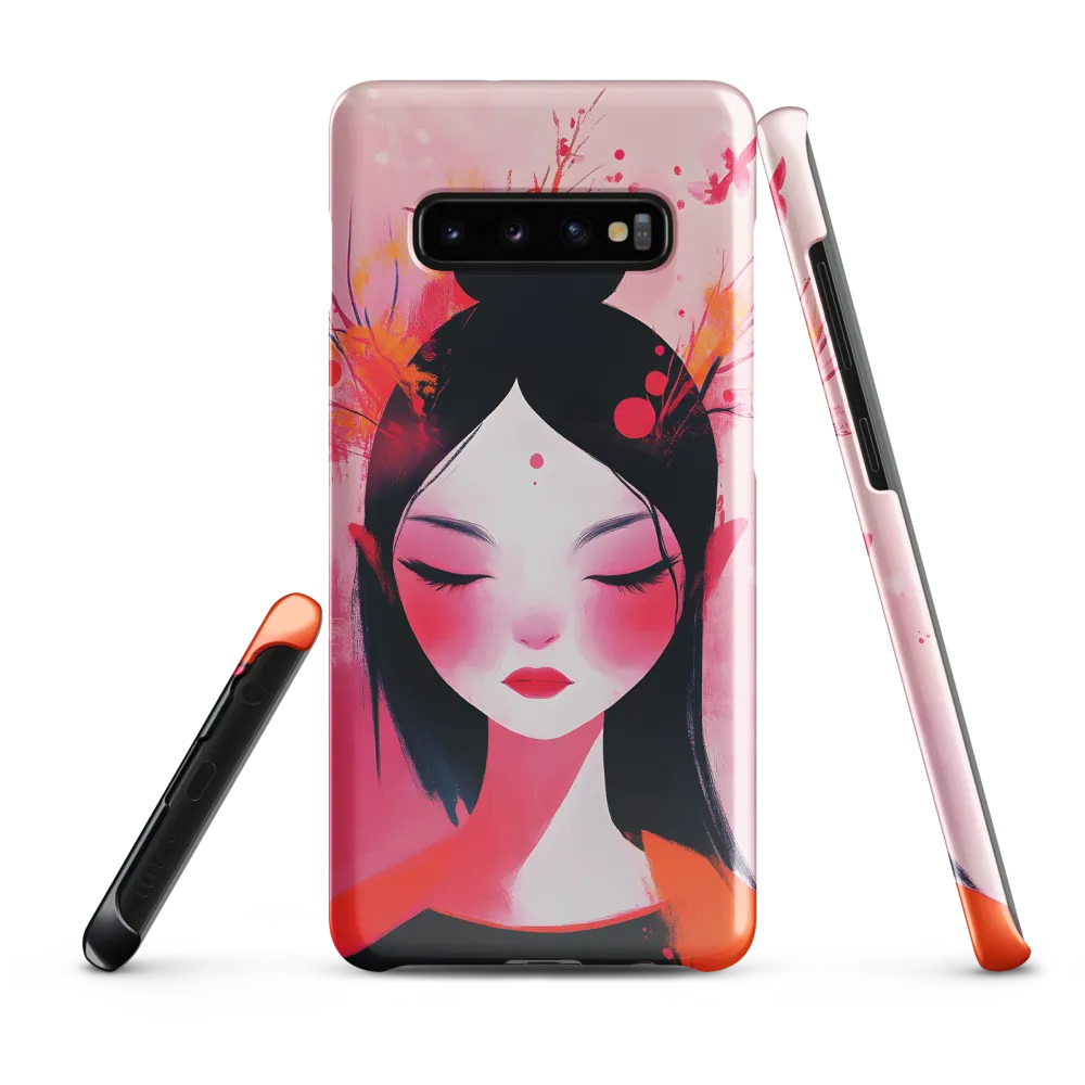 Serenity in Pink | Phone Case |  S10 Plus | Snap Case | Glossy