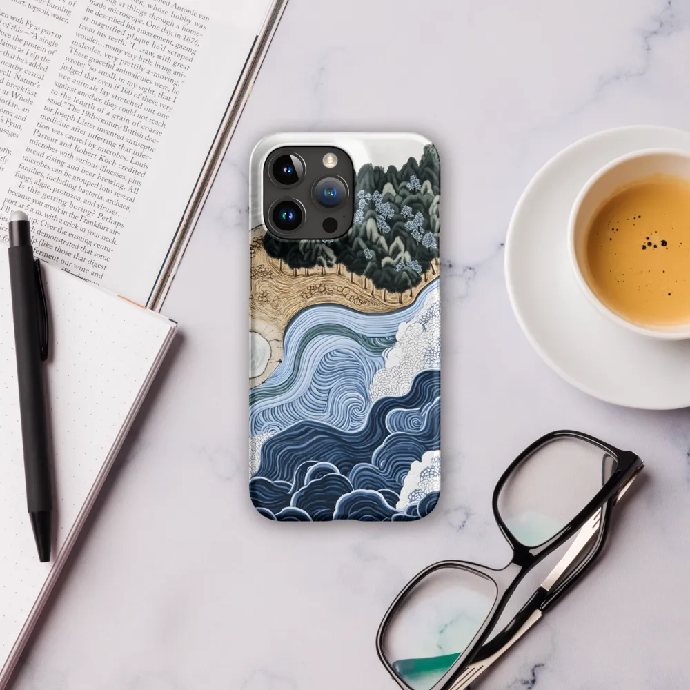 Oceanic Harmony: A Tranquil Landscape | Phone Case |  15 Pro Max | Snap Case | Matte