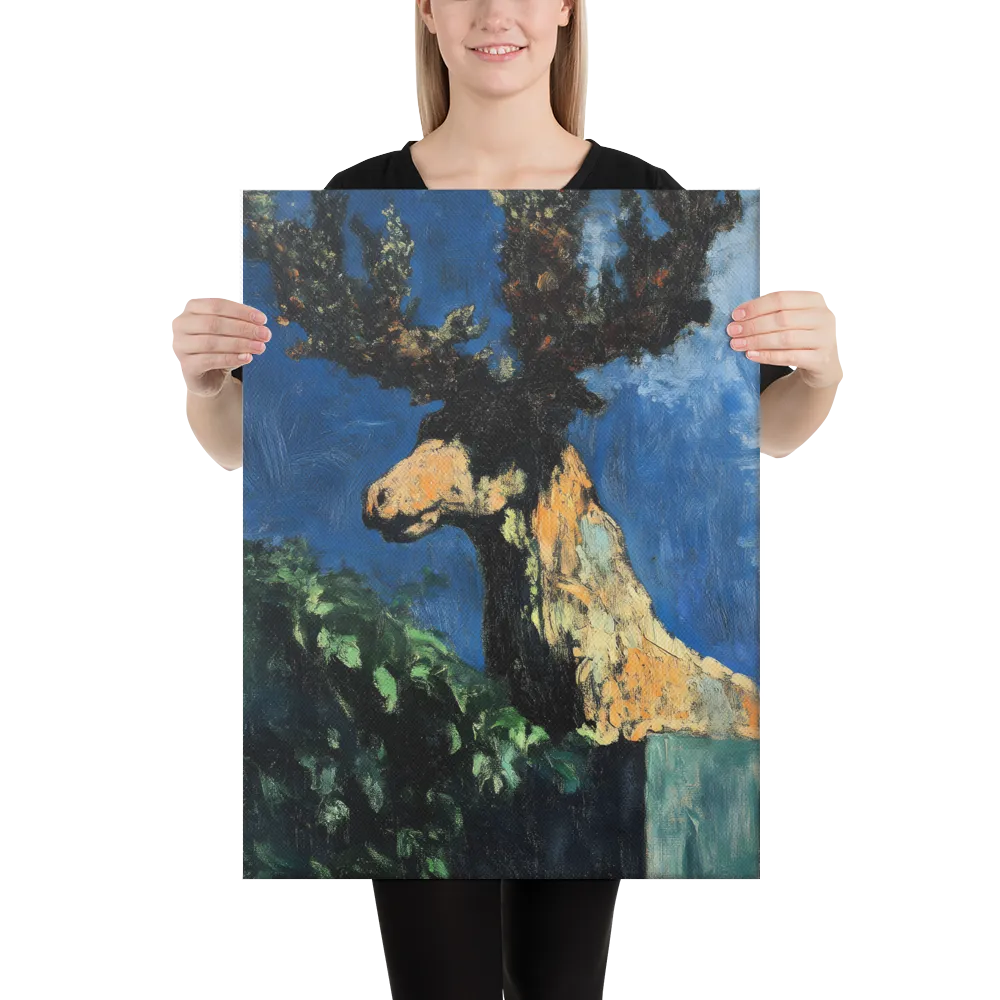 The Majestic Deer in Nature | Canvas | 18″×24″