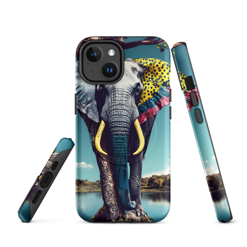 Playful Elegance: The Surreal Elephant
