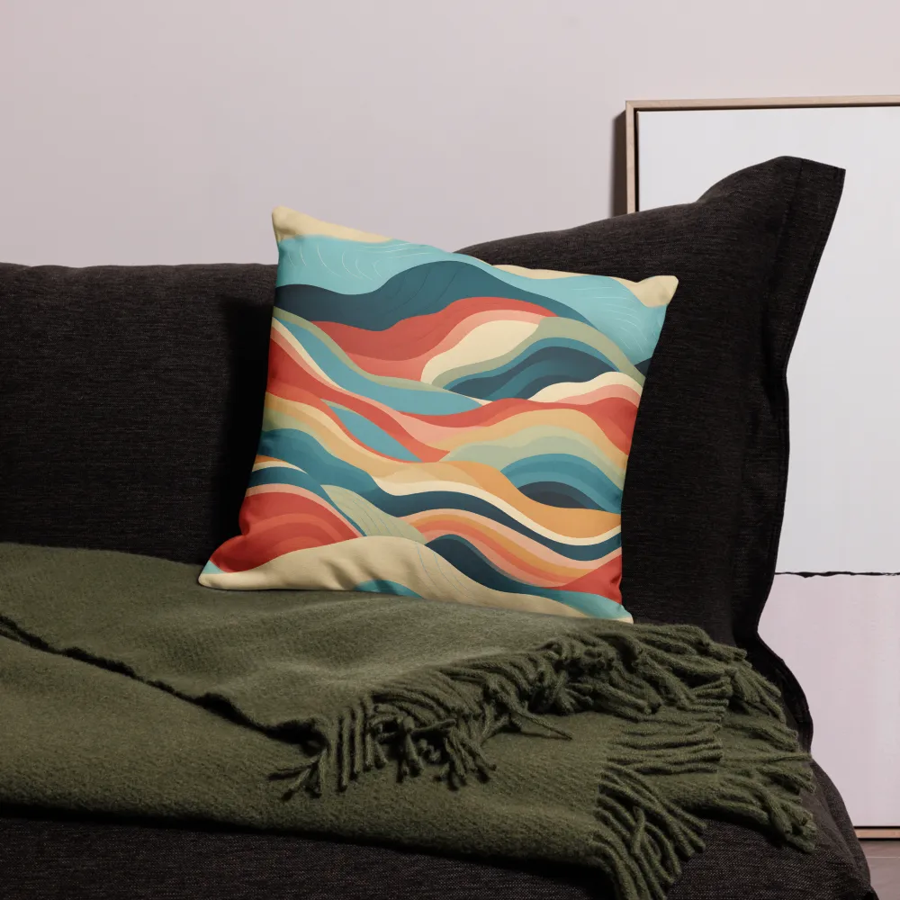 Waves of Tranquility | Pillow | 18″×18″