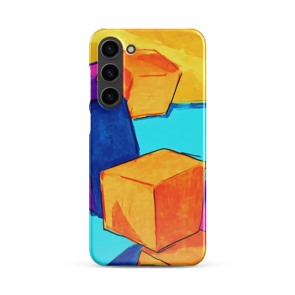 Playful Cubes in Vibrant Harmony