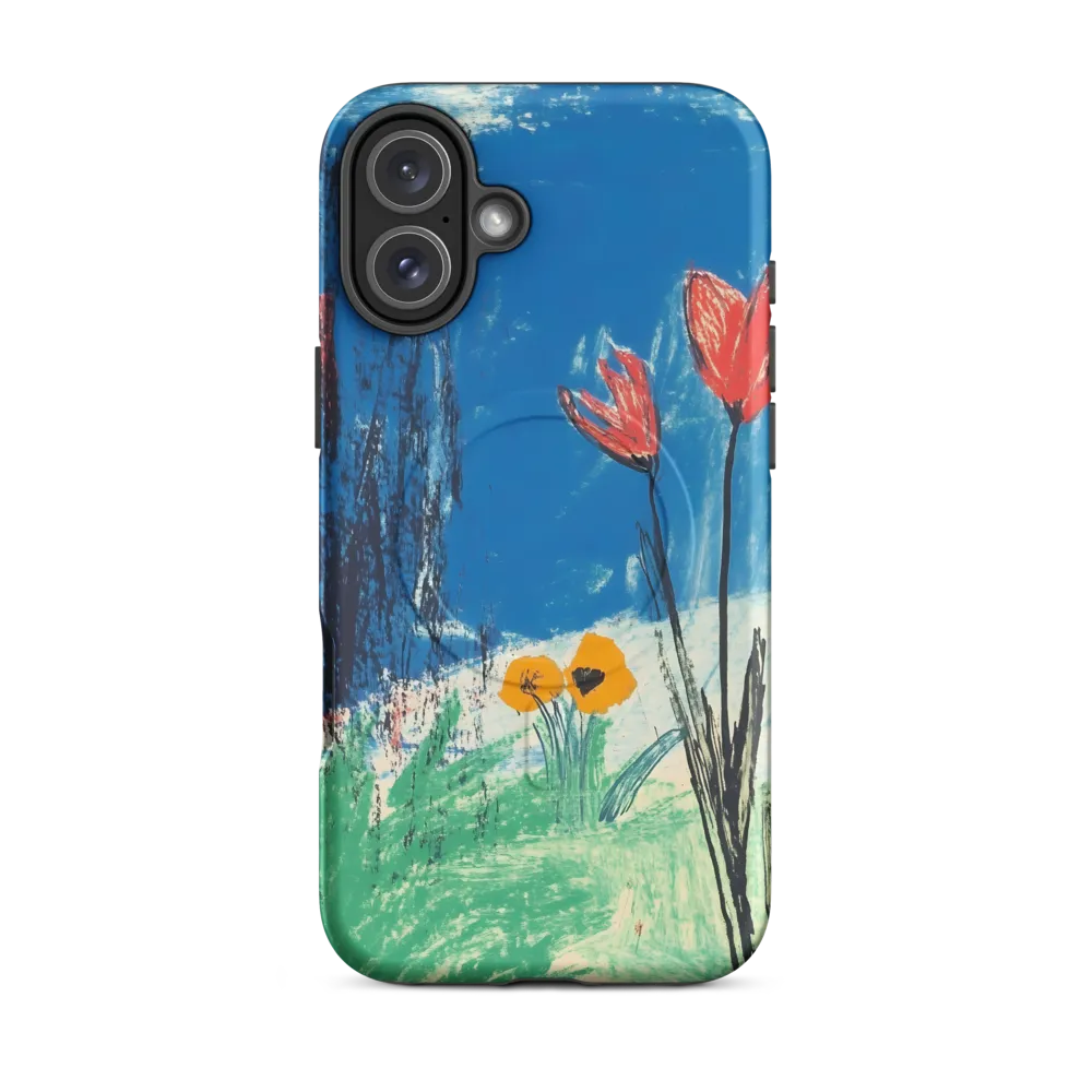 Joyful Blossoms in Blue