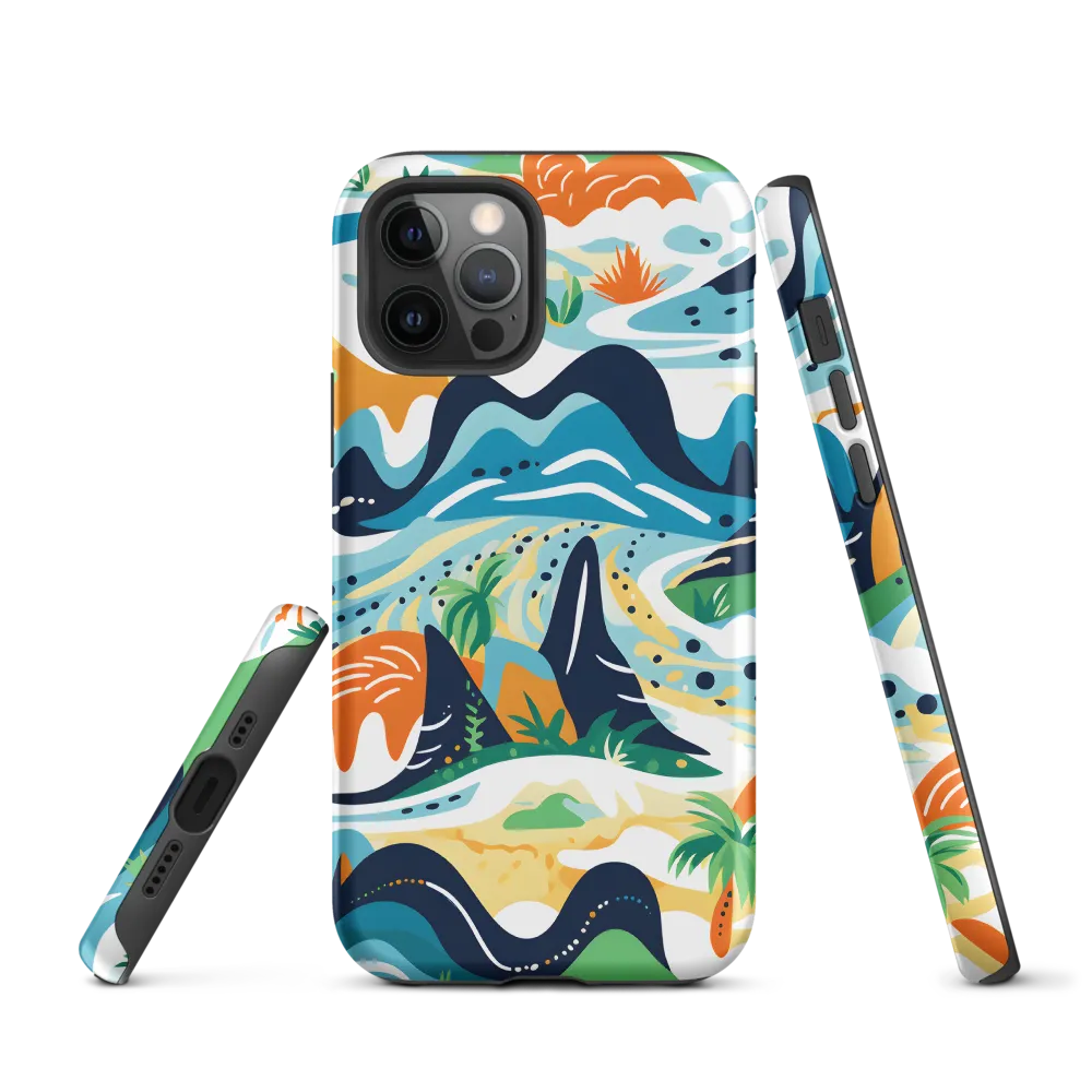 Abstract Tropical Landscape