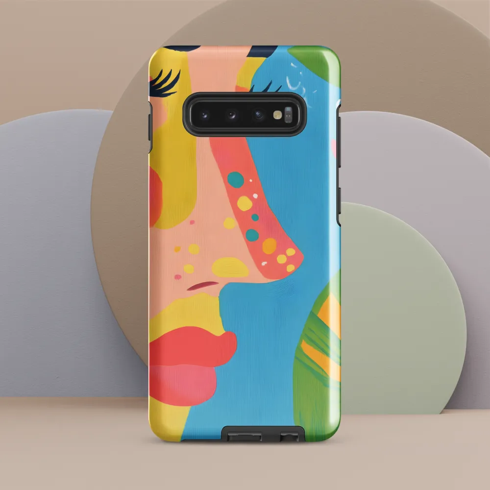 Whimsical Woman: A Modern Portrait | Phone Case |  S10 Plus | Tough Case | Glossy