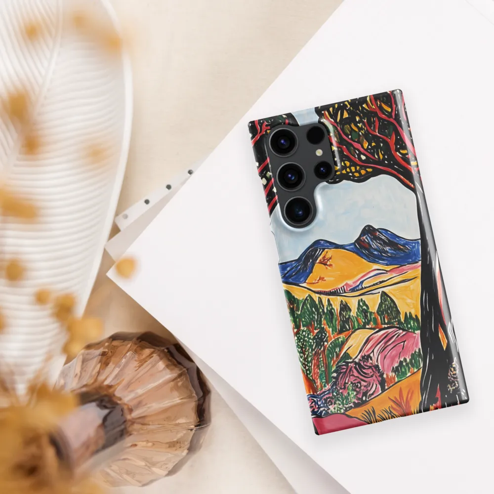 Vibrant Nature's Embrace | Phone Case |  S23 Ultra | Snap Case | Glossy