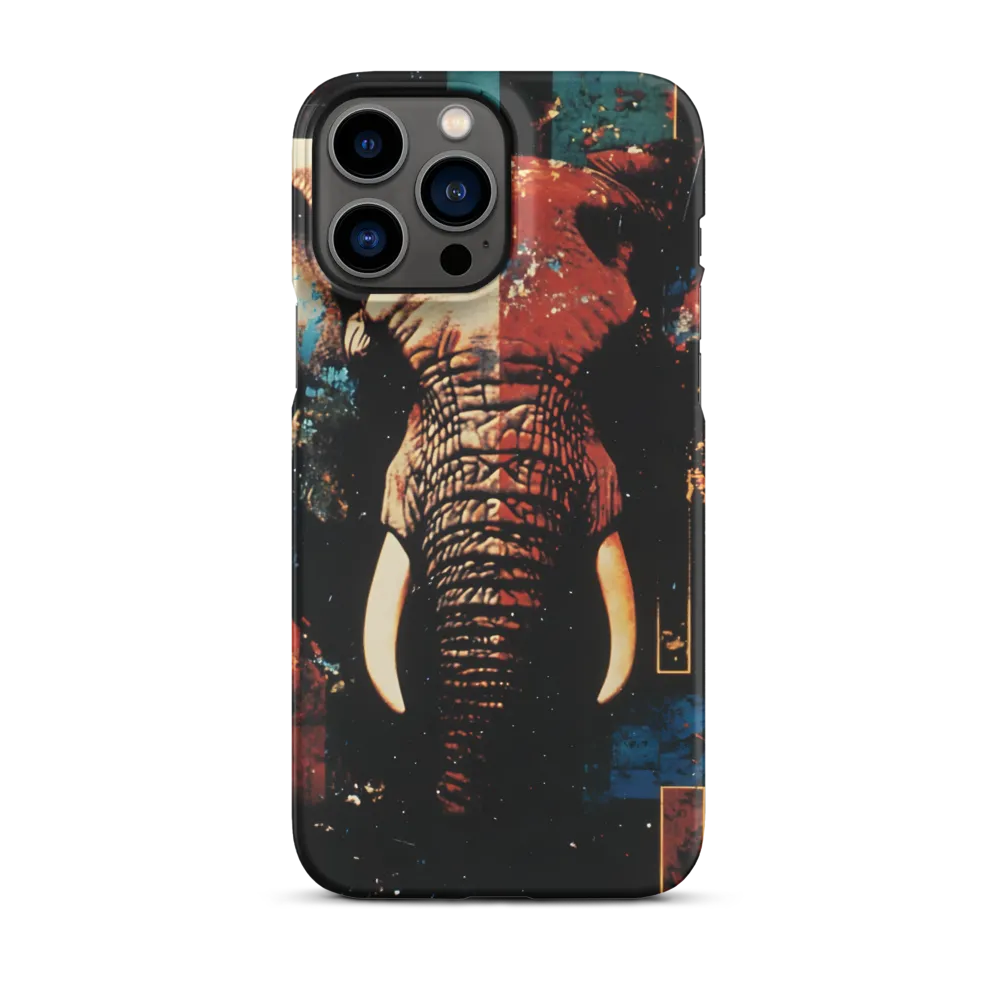 Majestic Mosaic: The Elephant | Phone Case |  13 Pro Max | Snap Case | Matte