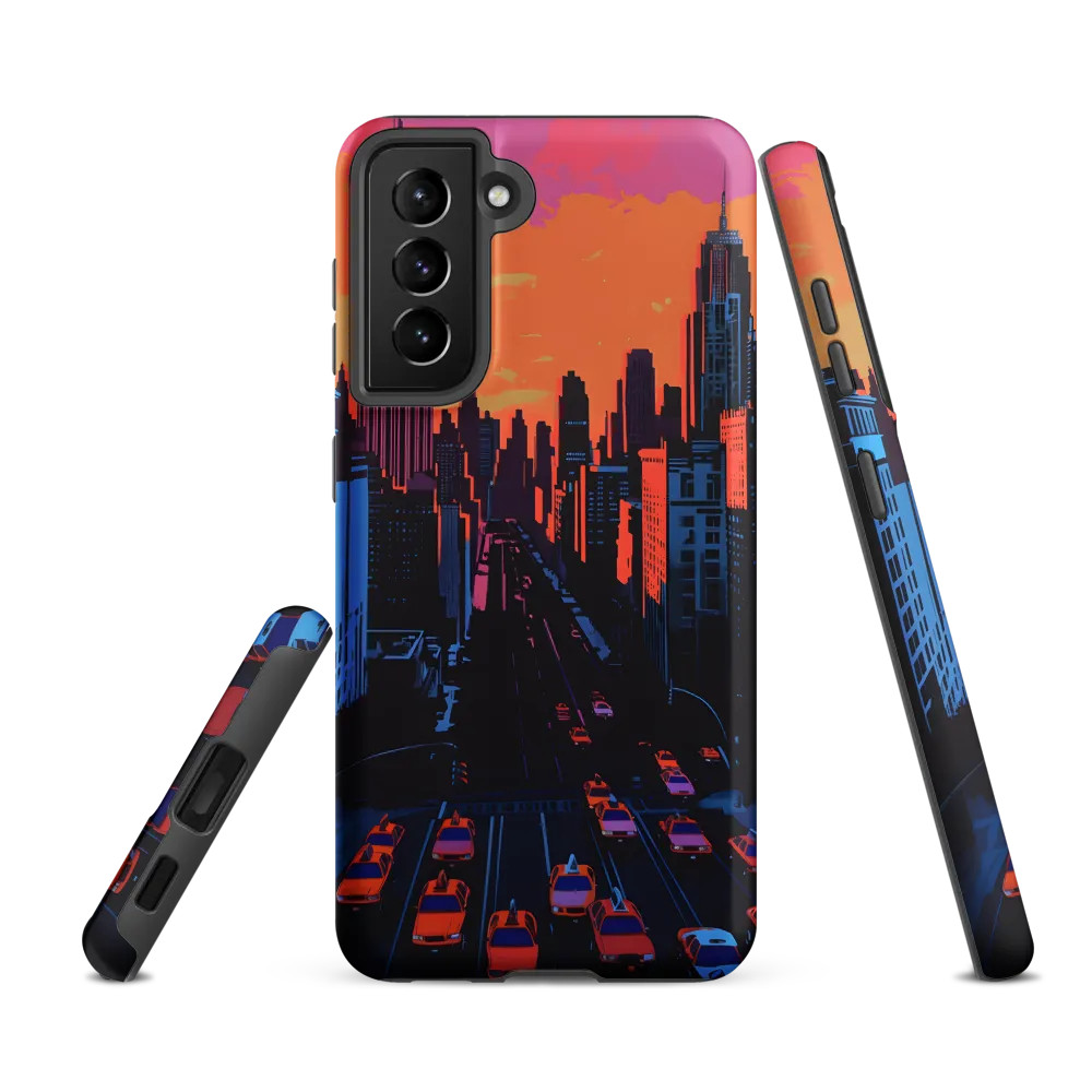 Sunset Over Skyscrapers