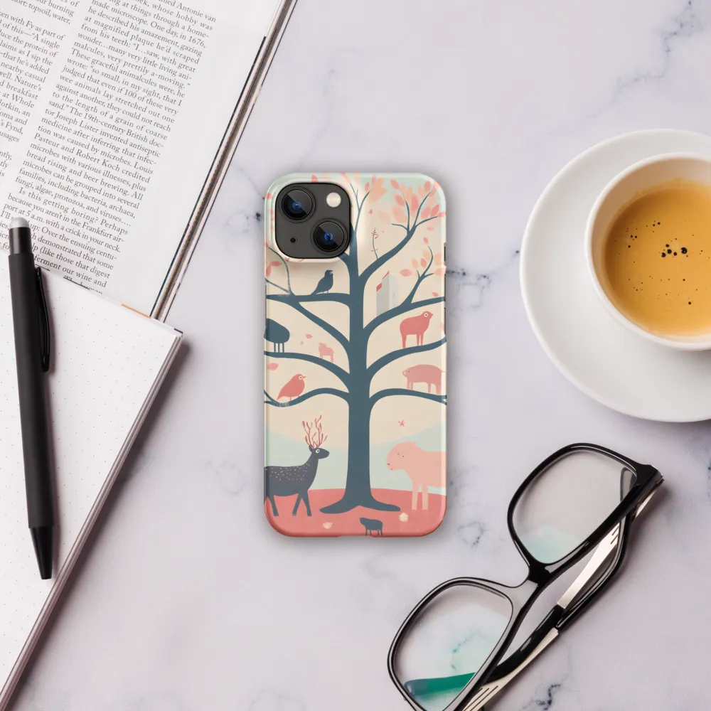 Whimsical Tree with Playful Creatures