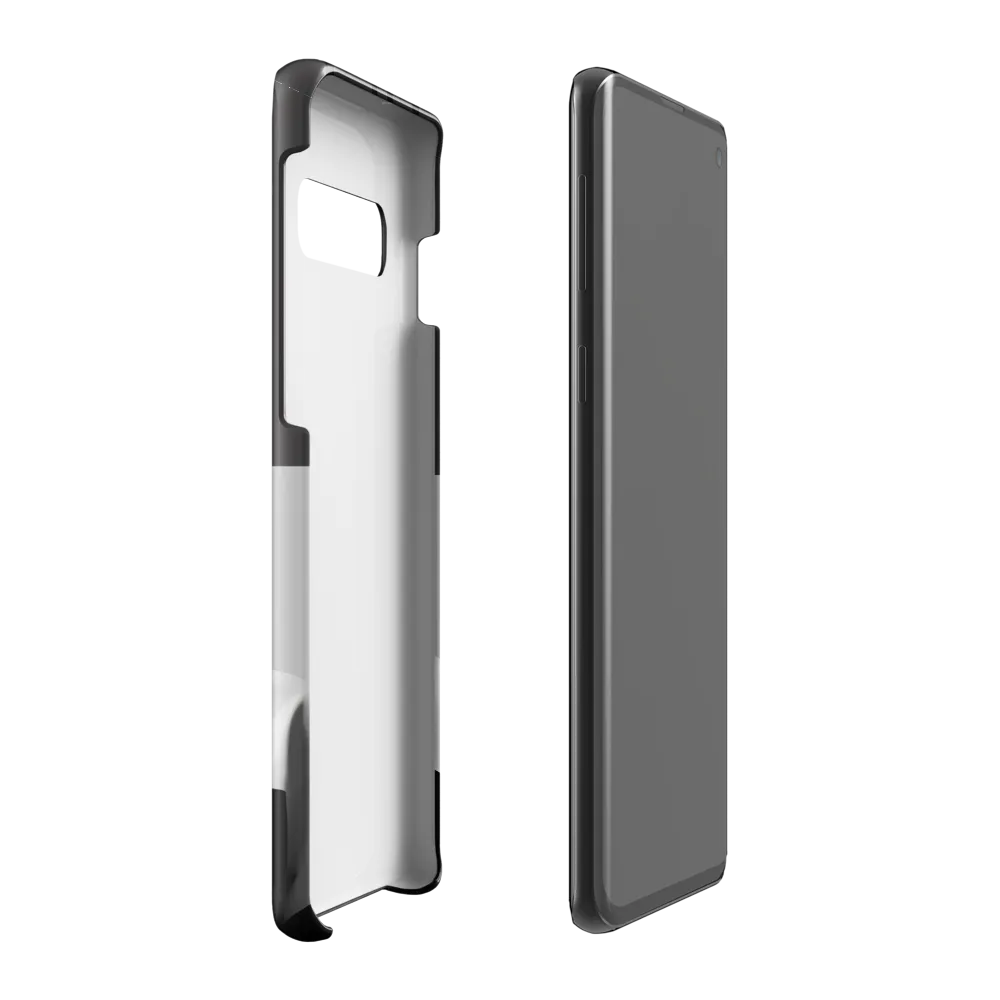 Serenity in Monochrome | Phone Case |  S10 Plus | Snap Case | Glossy