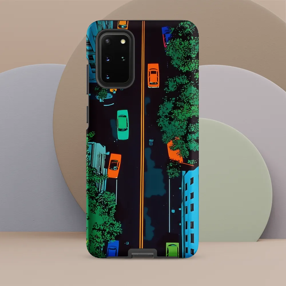Urban Pulse: A Colorful Intersection