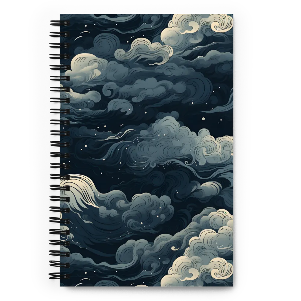 Whispers of the Night Sky | Spiral Notebook