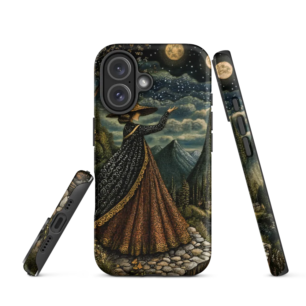 Embrace of the Celestial Witch | Phone Case