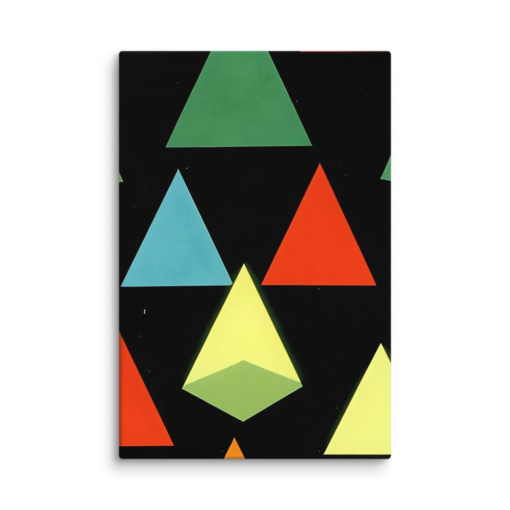 Geometric Harmony in Color | Canvas | 24″×36″