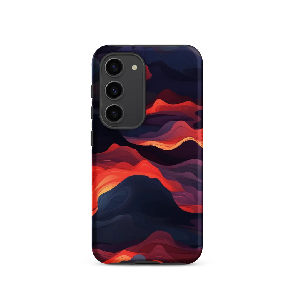 Ethereal Waves of Color | Phone Case |  S23 | Tough Case | Matte