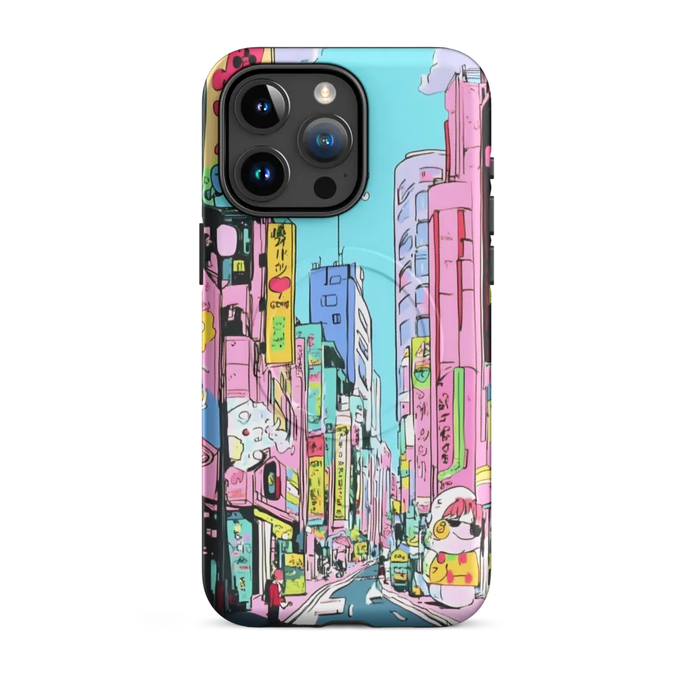 Whimsical Cityscape | Phone Case |  15 Pro Max | MagSafe® Tough Case | Matte