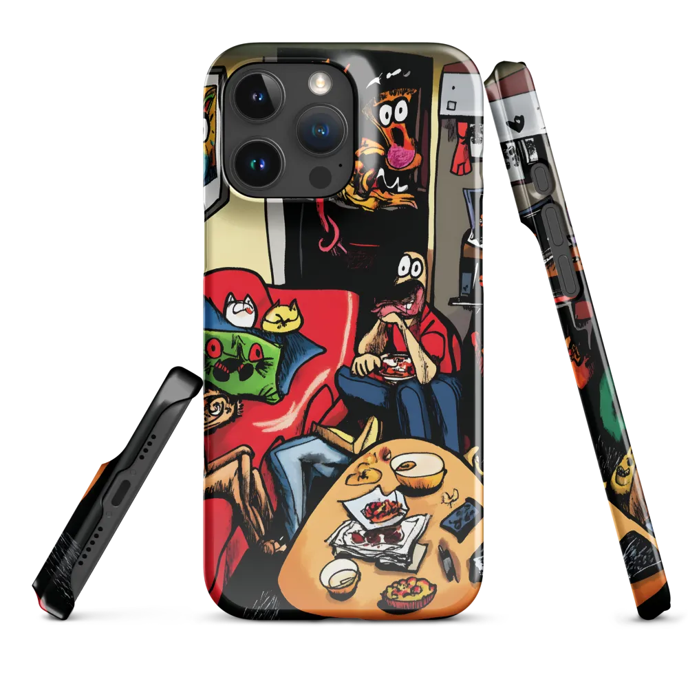Whimsical Gathering in a Colorful Realm | Phone Case |  16 Pro Max | Snap Case | Glossy