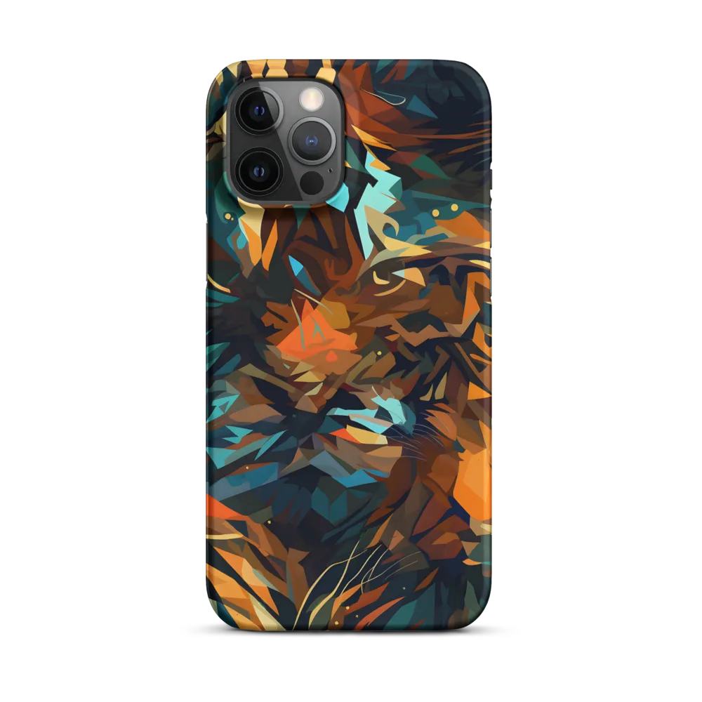 Wild Symphony: Abstract Tigers | Phone Case |  12 Pro Max | Snap Case | Matte