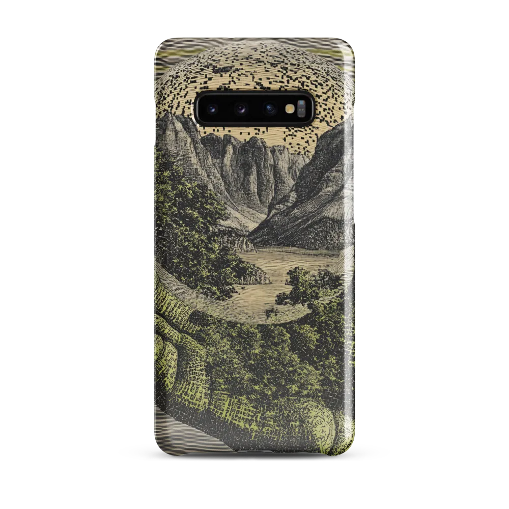 Embrace of Nature's Sphere | Phone Case |  S10 Plus | Snap Case | Glossy