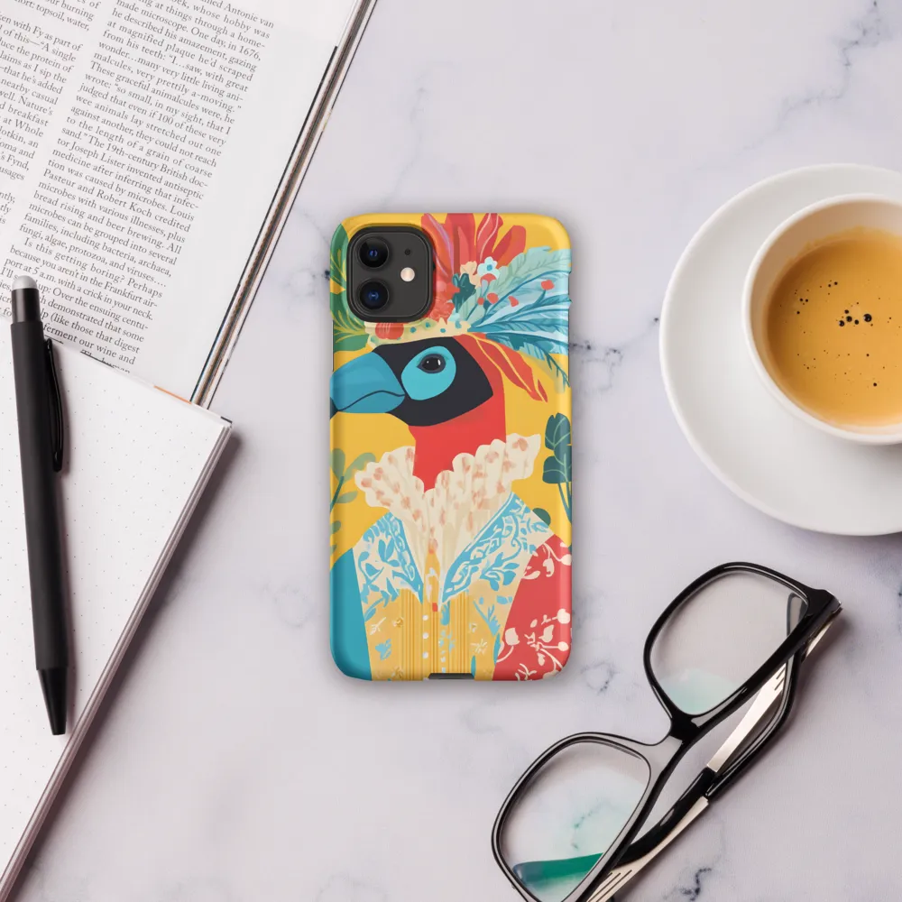 The Regal Parrot: A Celebration of Color | Phone Case |  11 | Snap Case | Matte