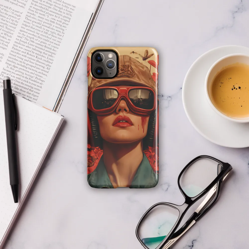 Defiant Portrait in a Floral Realm | Phone Case |  11 Pro Max | Snap Case | Glossy