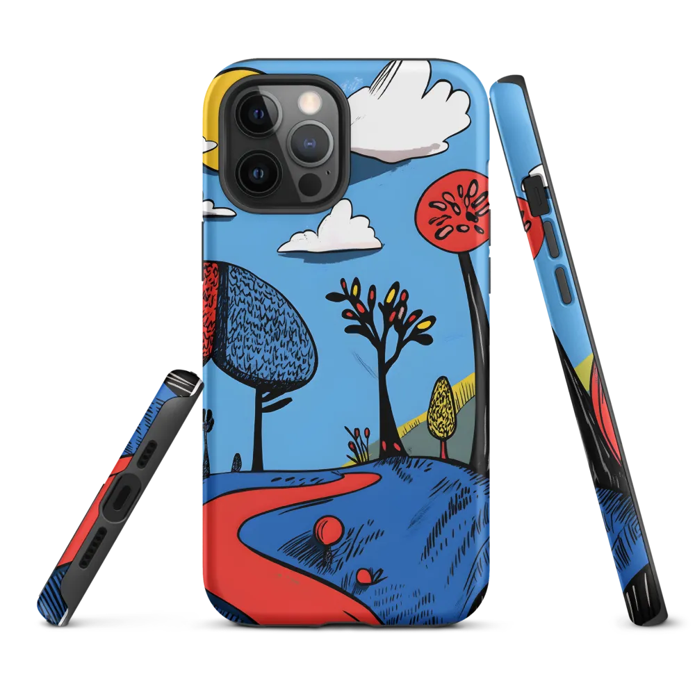 A Playful Journey Through Whimsical Woods | Phone Case |  12 Pro Max | Tough Case | Matte