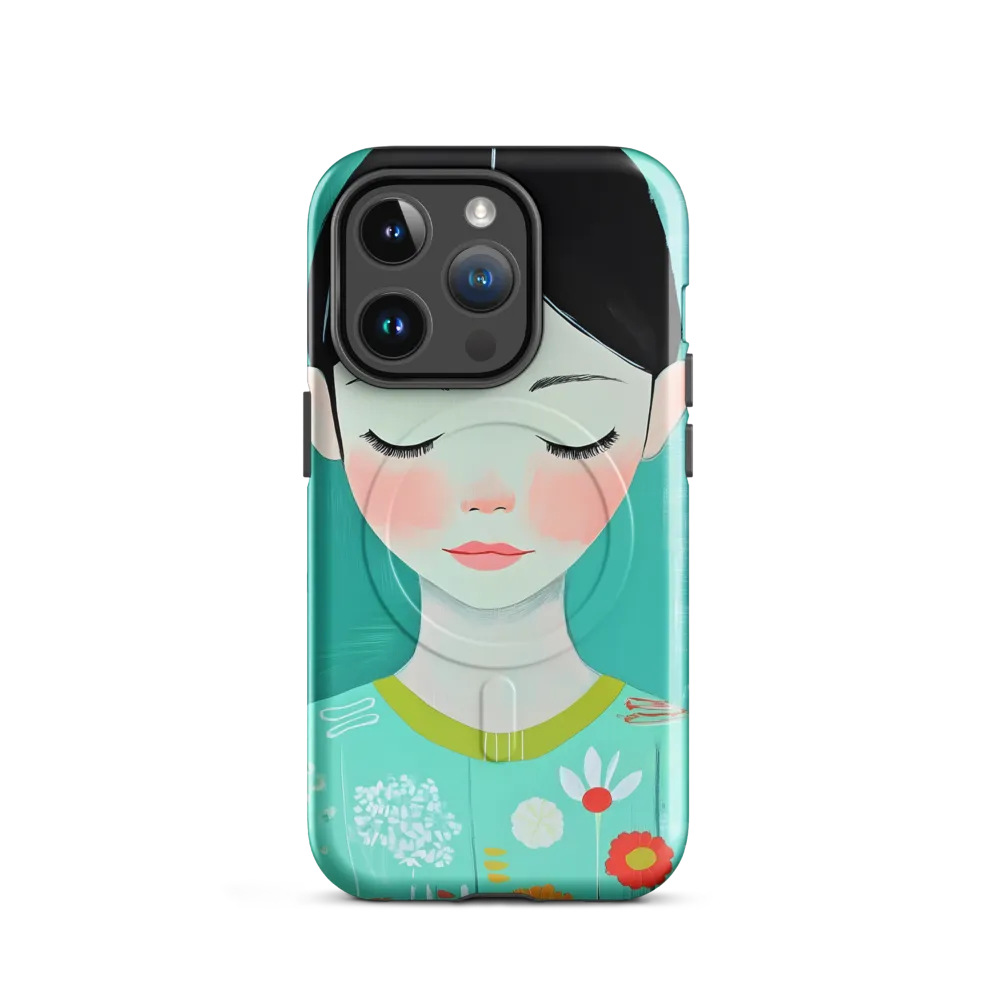 Tranquil Blossom | Phone Case |  14 Pro | MagSafe® Tough Case | Glossy