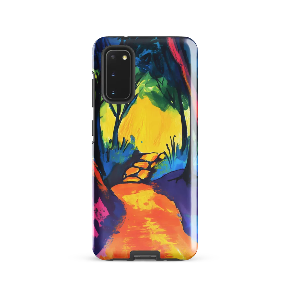 Path Through a Vibrant Forest