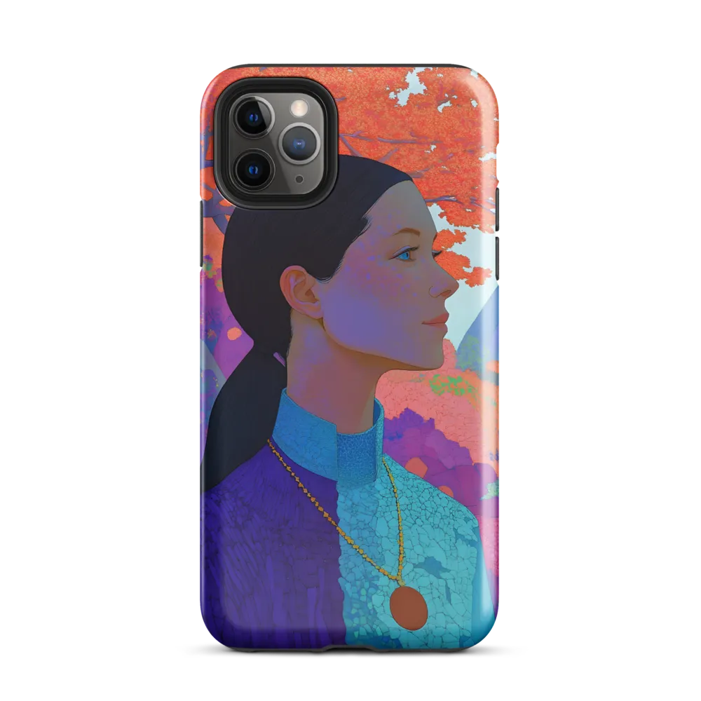 Harmony in Color: A Portrait of Serenity | Phone Case |  11 Pro Max | Tough Case | Glossy