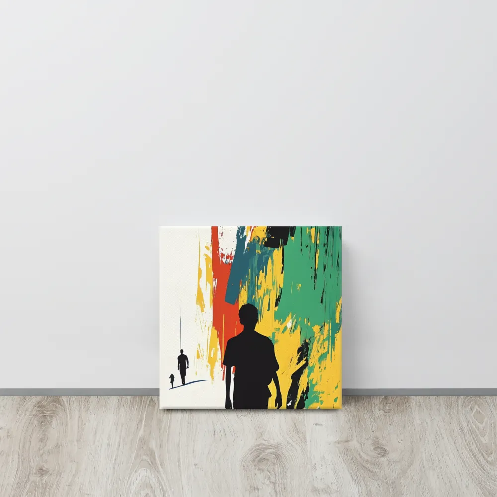 Journey of Silhouettes | Canvas | 12″×12″