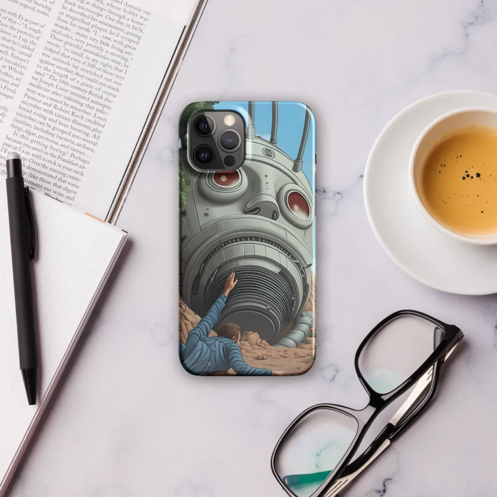 The Descent into Technological Abyss | Phone Case |  12 Pro Max | Snap Case | Glossy