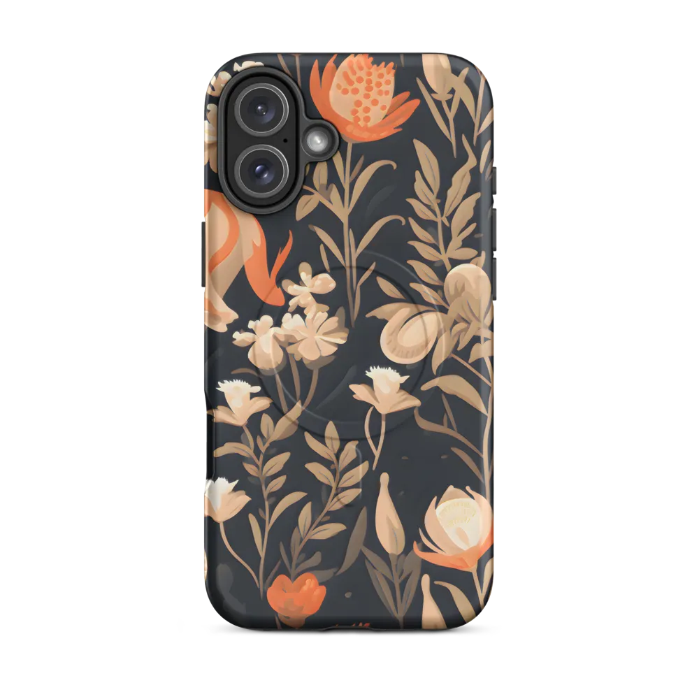 Floral Harmony: A Dance in the Dark