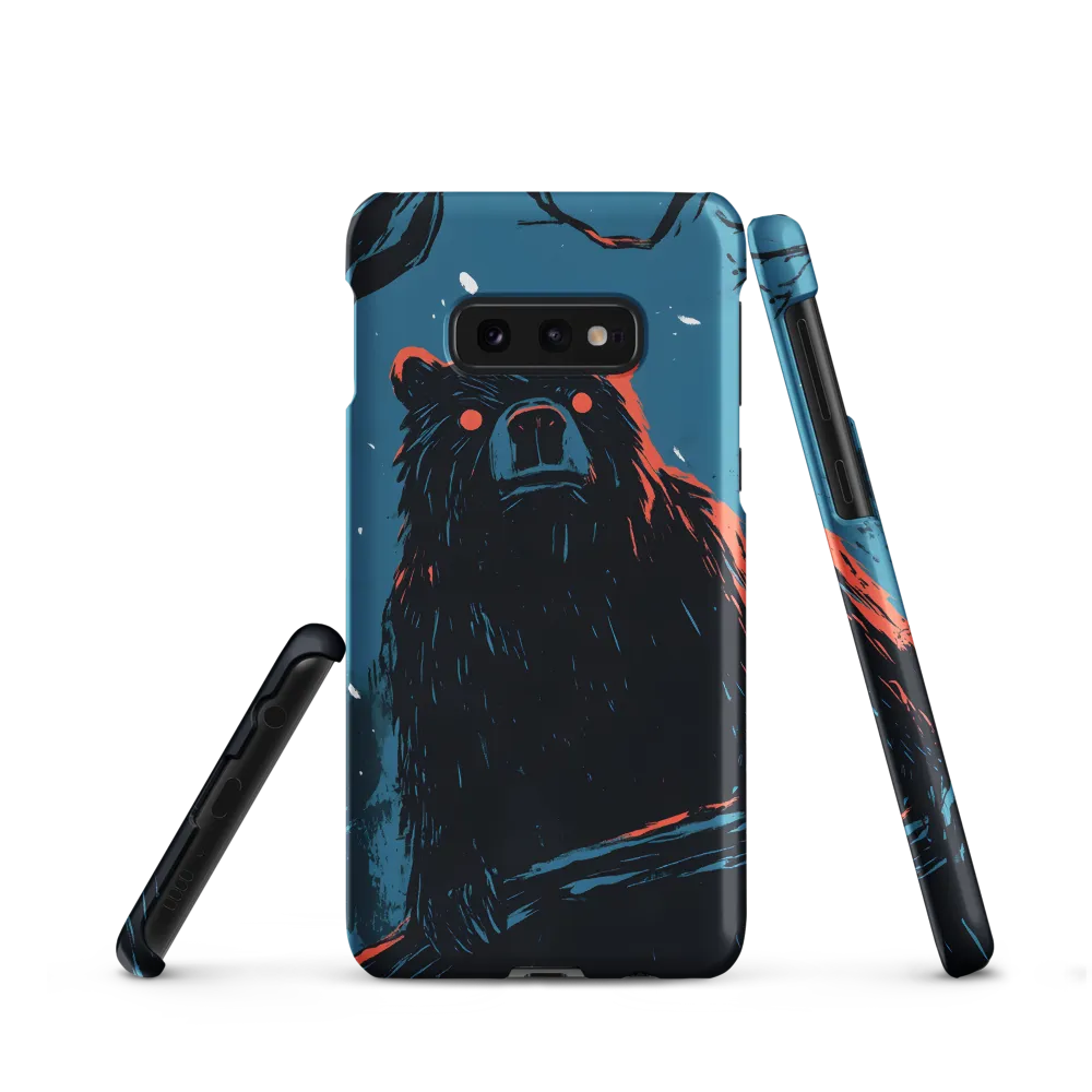 Eerie Majesty: A Bear in the Night