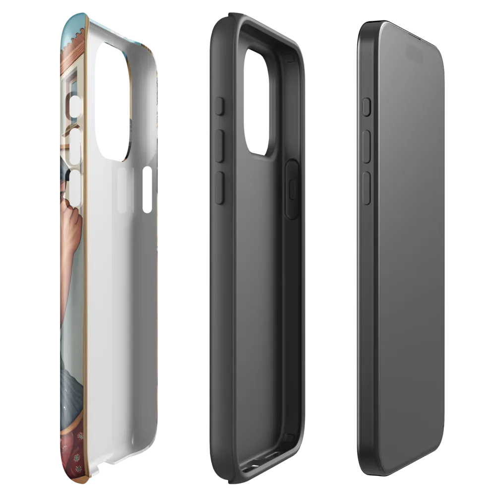 Tension Between Worlds | Phone Case |  15 Pro Max | Tough Case | Glossy
