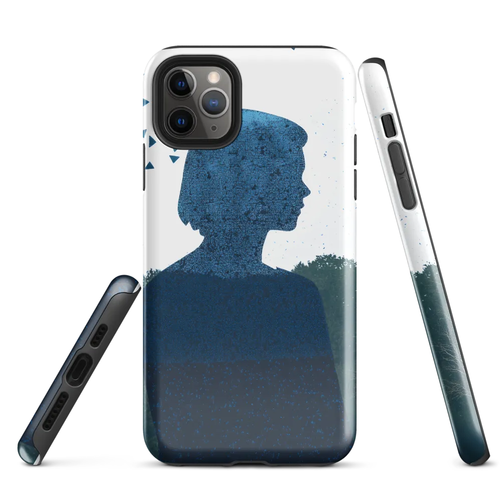 Blue Contemplation | Phone Case |  11 Pro Max | Tough Case | Glossy