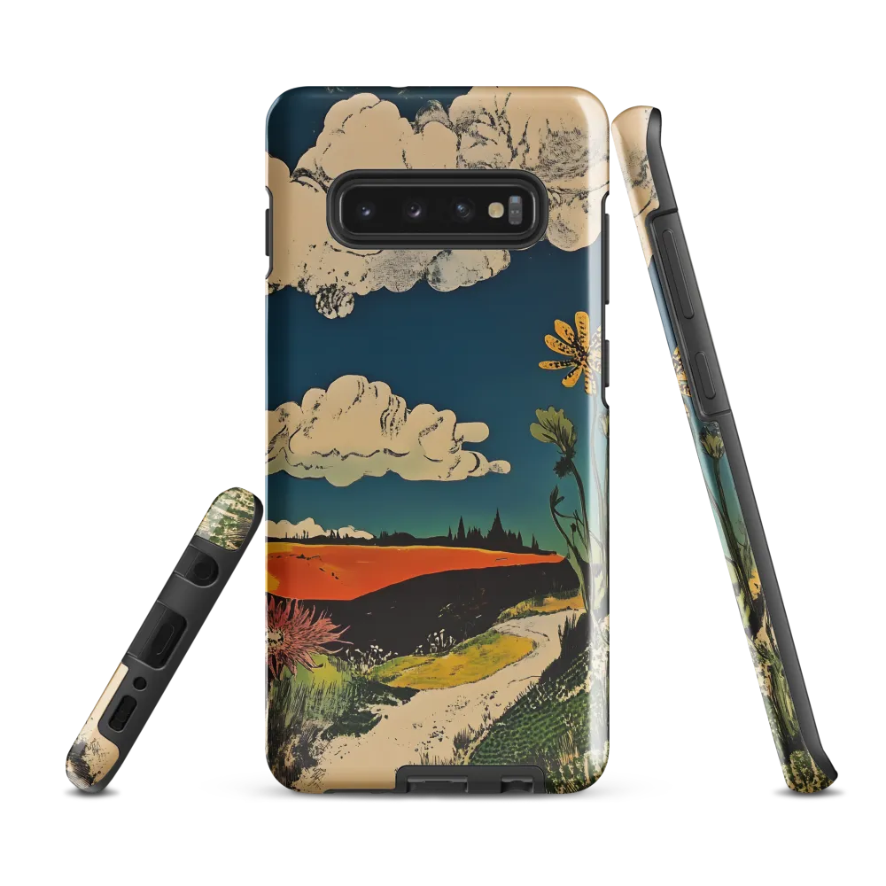 Surreal Blooming Landscape | Phone Case |  S10 Plus | Tough Case | Glossy