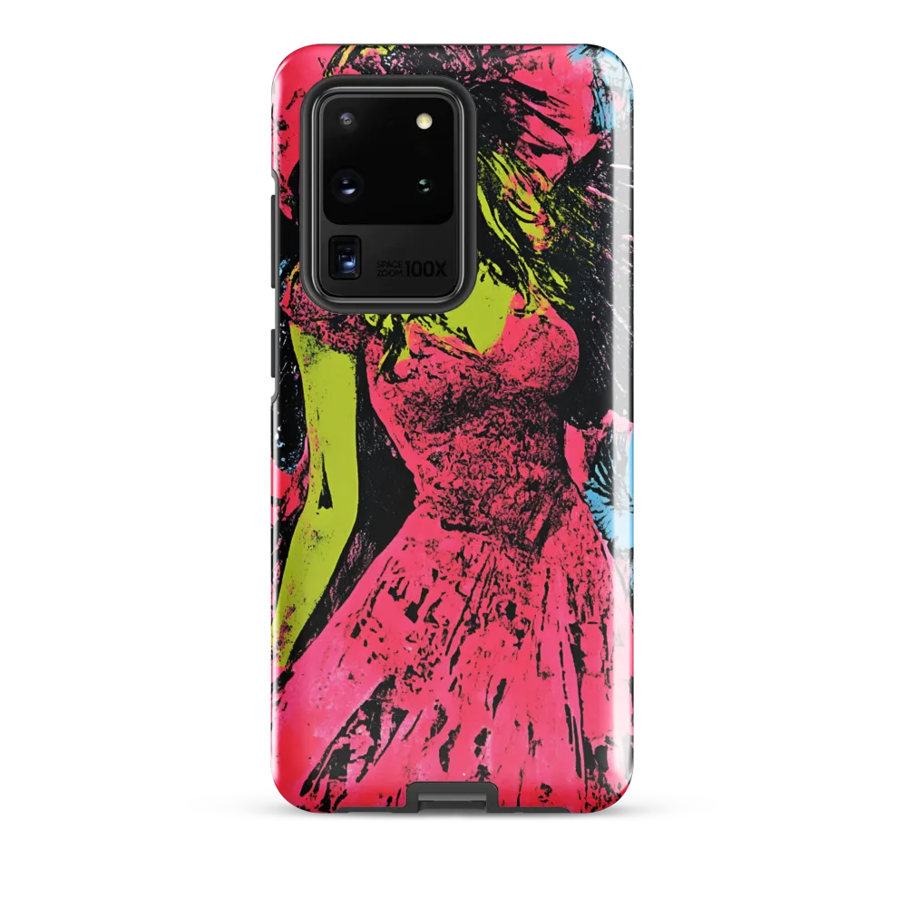 Mystical Angel in Neon Dreams