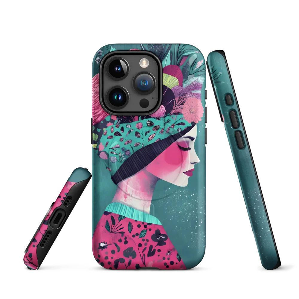 Whimsical Floral Portrait