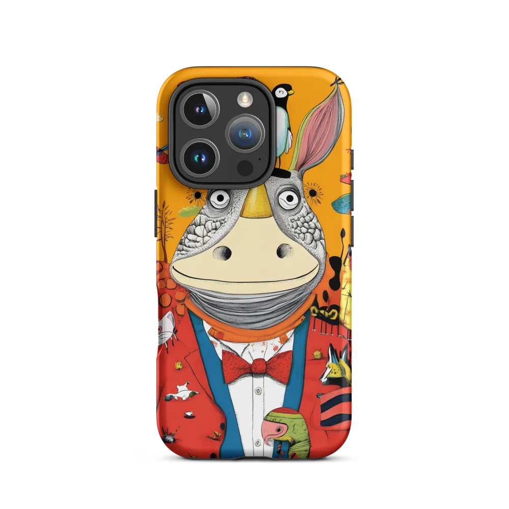 Whimsical Rhinoceros: A Playful Encounter