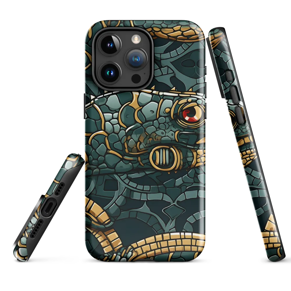Lizards of Abstraction | Phone Case |  15 Pro Max | Tough Case | Glossy