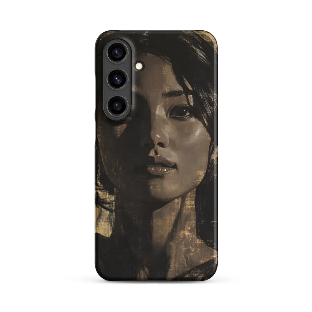 Golden Gaze: A Contemporary Portrait