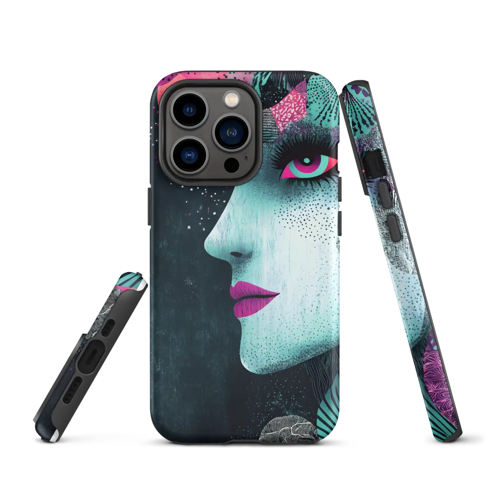 Mystical Beauty in Blue and Pink | Phone Case |  13 Pro | Tough Case | Matte