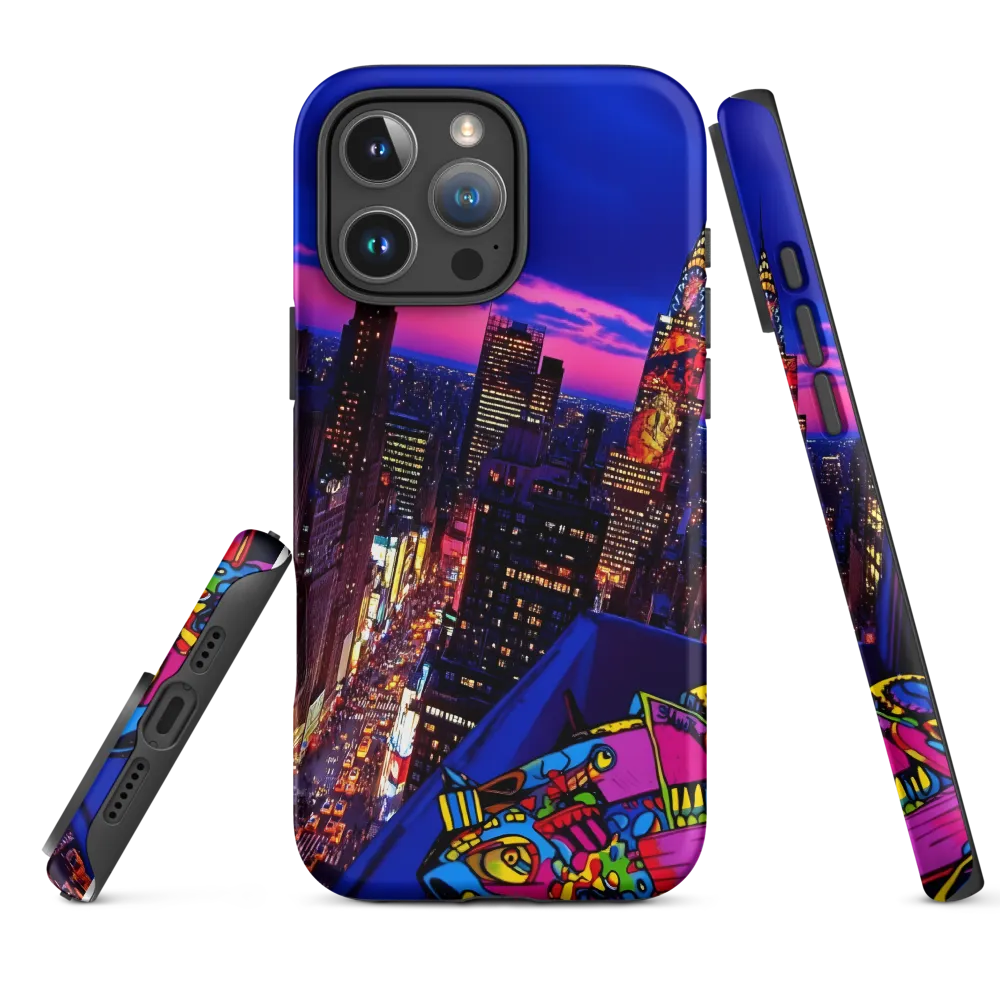 Neon Twilight: A City in Vibrance