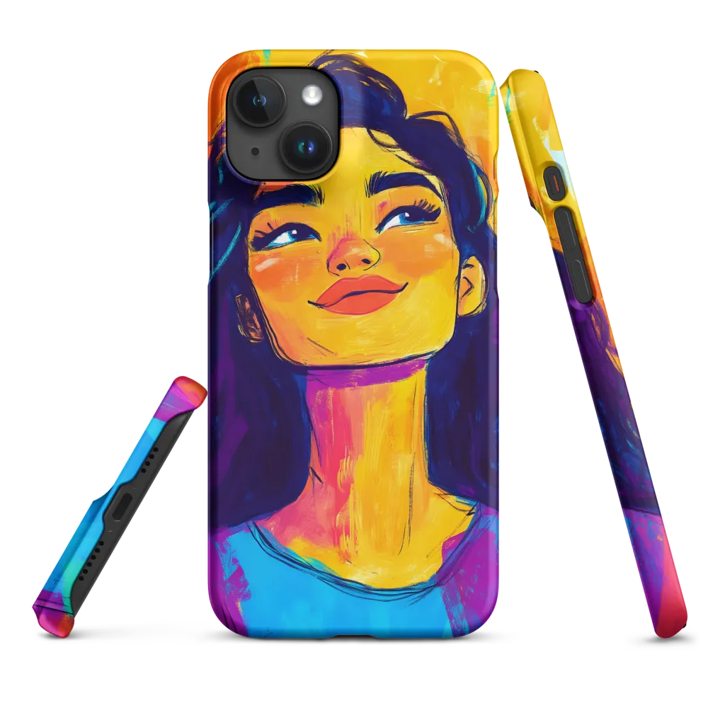 Radiant Joy: A Portrait of Confidence | Phone Case |  15 Plus | Snap Case | Matte