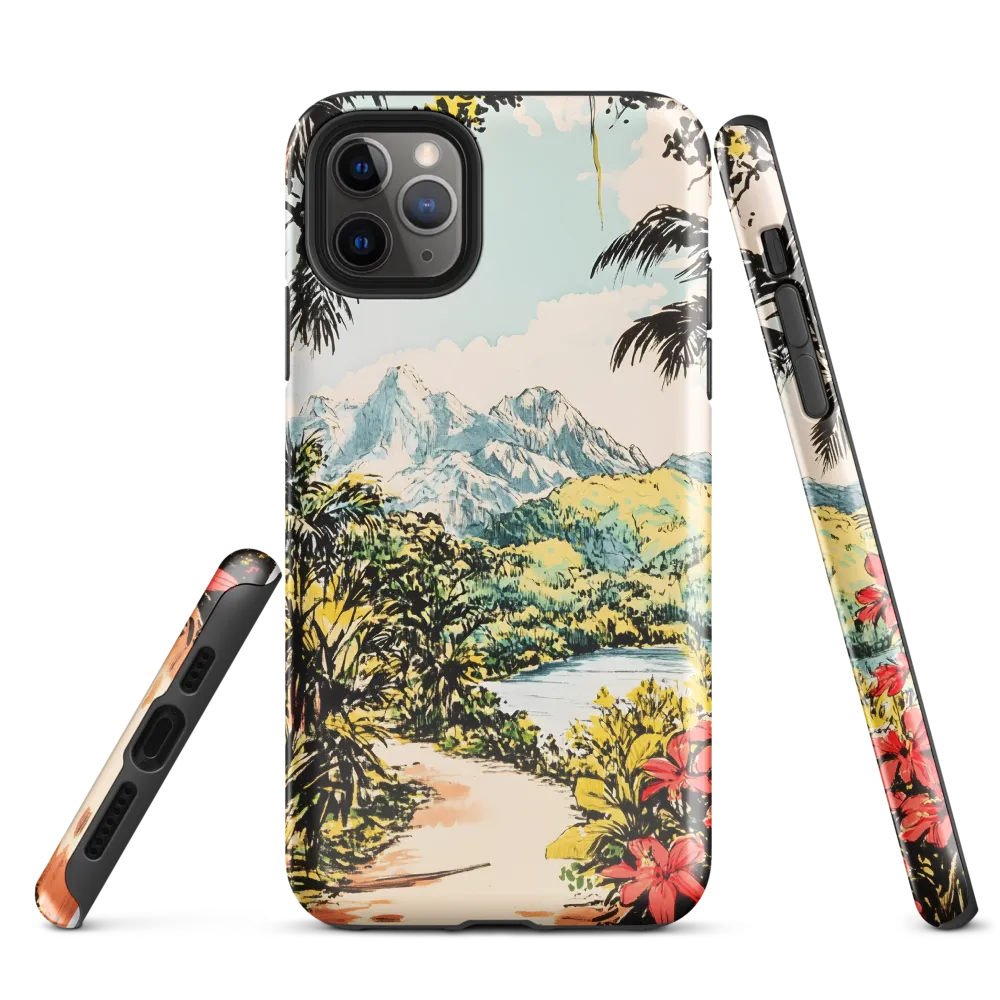 Tropical Serenity | Phone Case |  11 Pro Max | Tough Case | Glossy