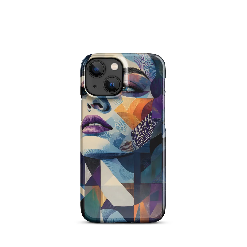 Fragmented Mystery: A Modern Portrait | Phone Case |  13 Mini | Snap Case | Glossy