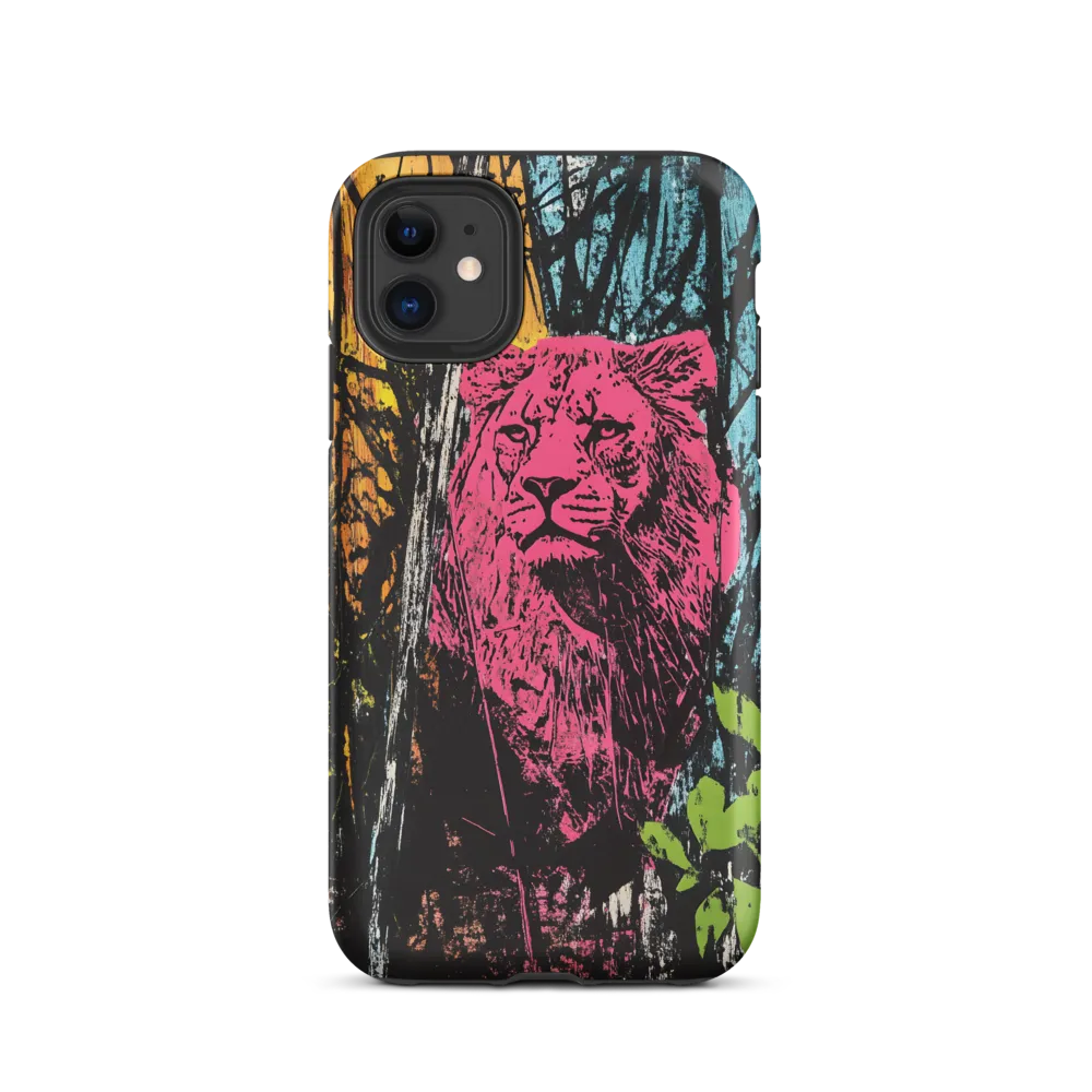 Fierce Vibrance: The Pink Lion