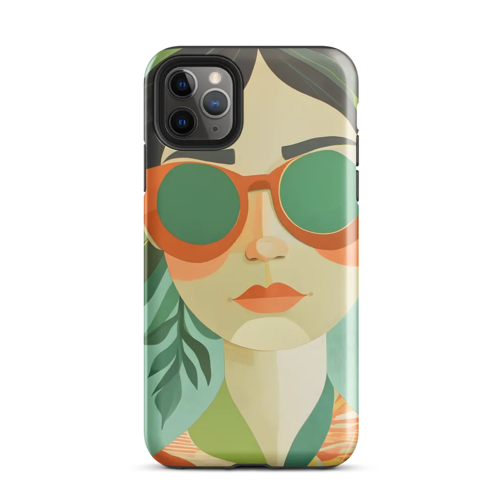 Bold Serenity: A Modern Portrait | Phone Case |  11 Pro Max | Tough Case | Glossy