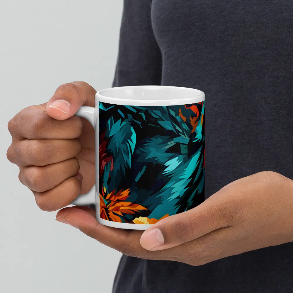 Wild Symphony: Abstract Tigers | Mugs | Multiple Sizes & Colors